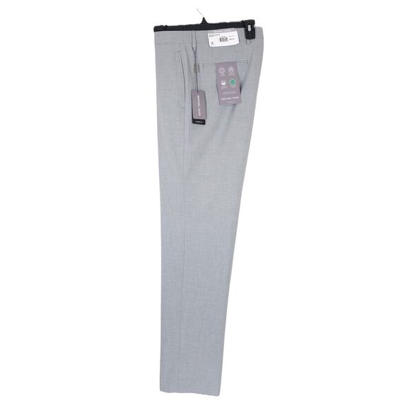 Michael Kors Men's Classic-Fit Stretch Dress Pants Light Grey Solid 36x32 NWT - Picture 4 of 6